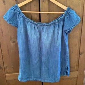 🌟 Cloth & Stone Denim Blouse